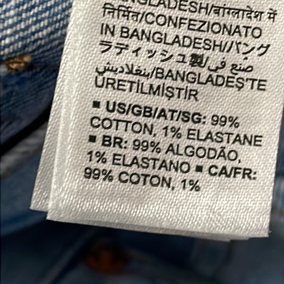 The Drop Blue Denim Jeans with Frayed Hem - Picture 7 of 7